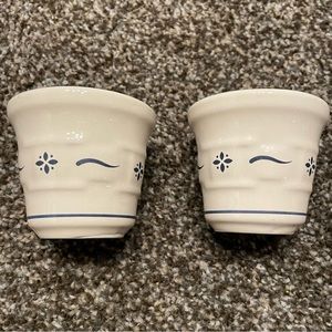Longaberger Woven Traditions Heritage Votives, set of 2.